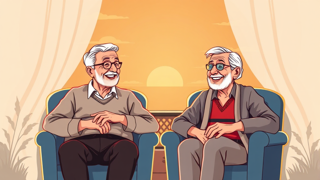 미래를 위한 준비: 재정적 안정 확보 (illustration 스타일)