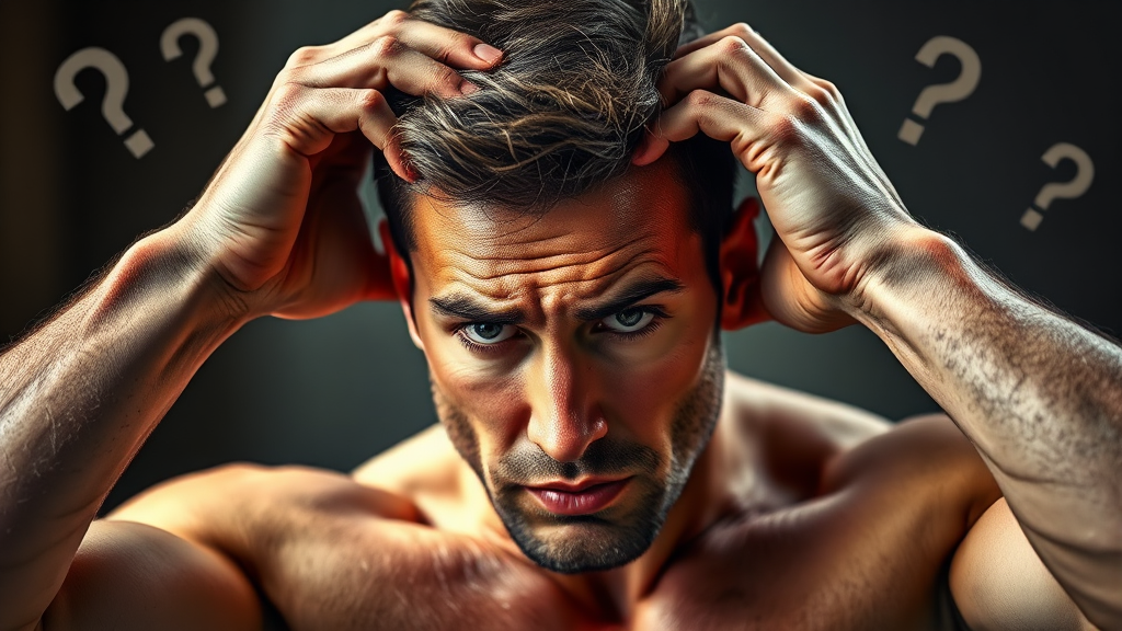 크레아틴, 탈모의 주범일까? (realistic 스타일)