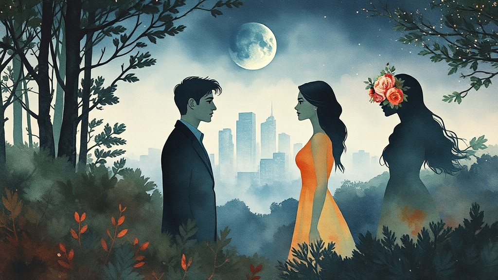 갈등 가능성이 높은 유형 (watercolor 스타일)