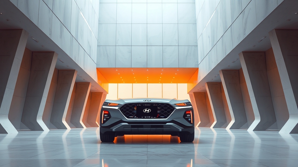 싼타페 디자인 특징 (illustration 스타일)