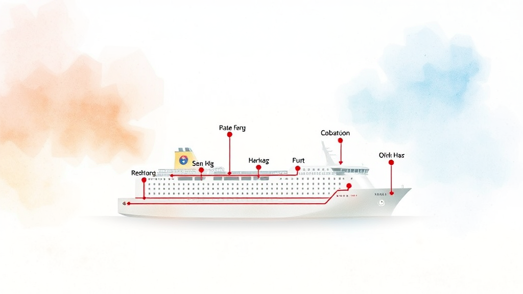 나에게 맞는 제주행 배편 노선 찾기 (watercolor 스타일)