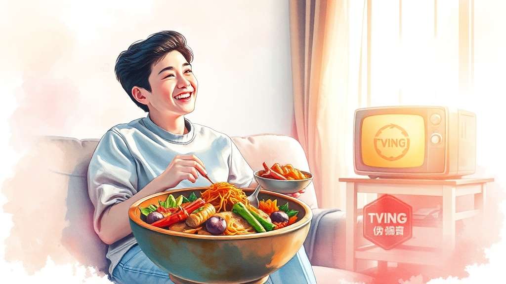 배민클럽 X 티빙, 혜택은? (watercolor 스타일)