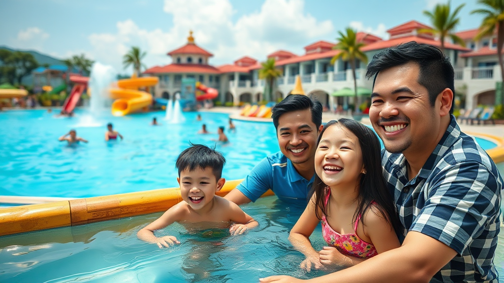 4성급 리조트 선택 이유 (realistic 스타일)