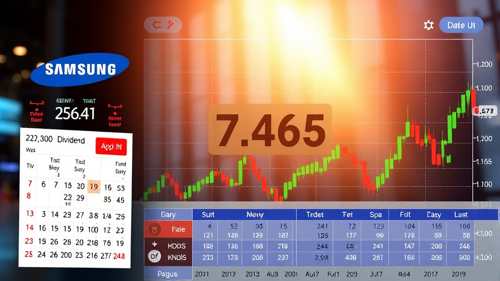 삼성전자 배당금 지급 전 알아야 할 모든 것 (배당락일, 매수일) (realistic 스타일)