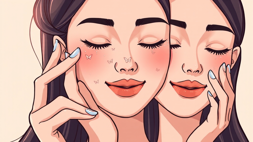 모공팡팡 파우더 사용법 (cartoon 스타일)