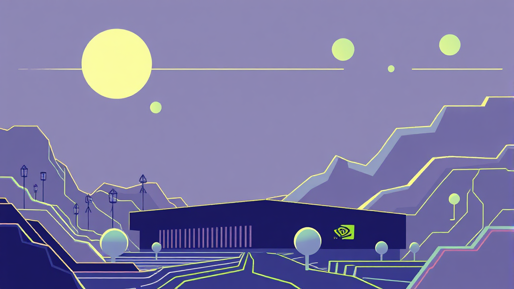 엔비디아 투자, 성공적인 전략은? (illustration 스타일)