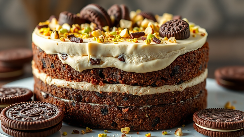 두아박 케이크, 어떤 맛일까? (realistic 스타일)