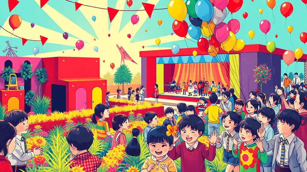 특별 전시 및 이벤트 (popart 스타일)
