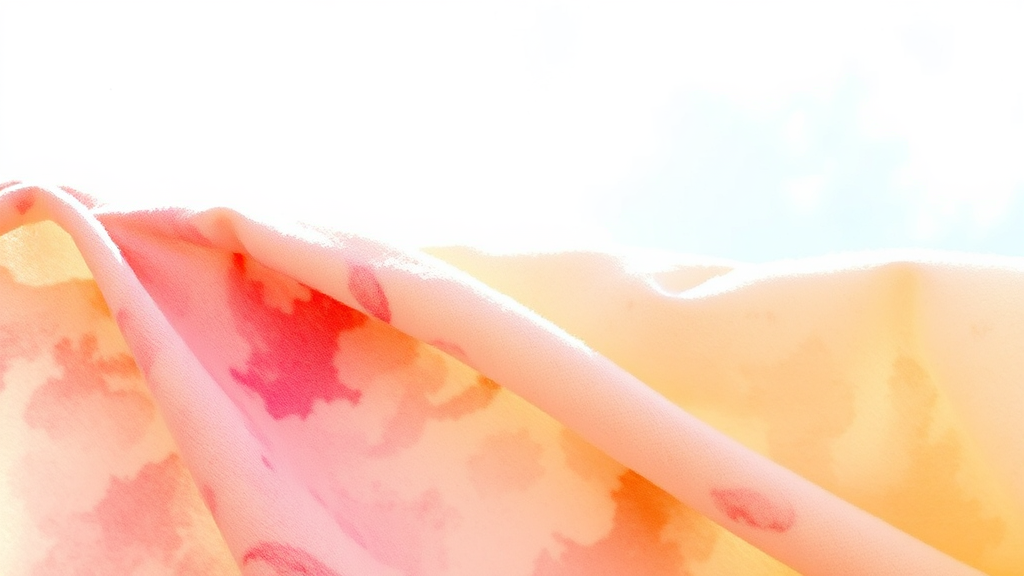 수건 사용 및 관리 습관 (watercolor 스타일)