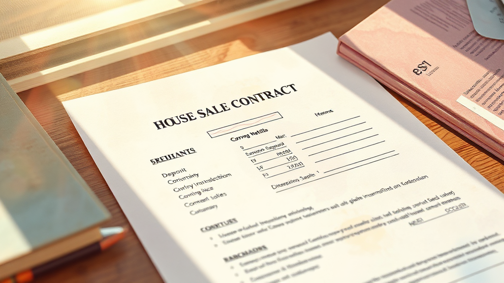 매도 계약, 어떻게 입증? (watercolor 스타일)