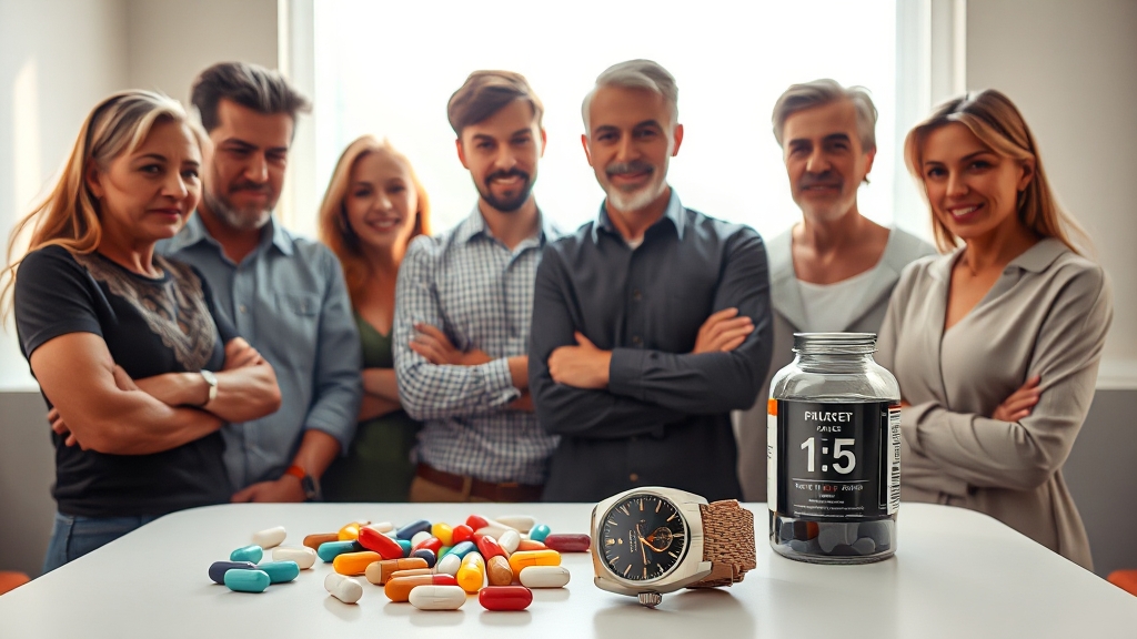 약물 선택 시 주의사항 (realistic 스타일)