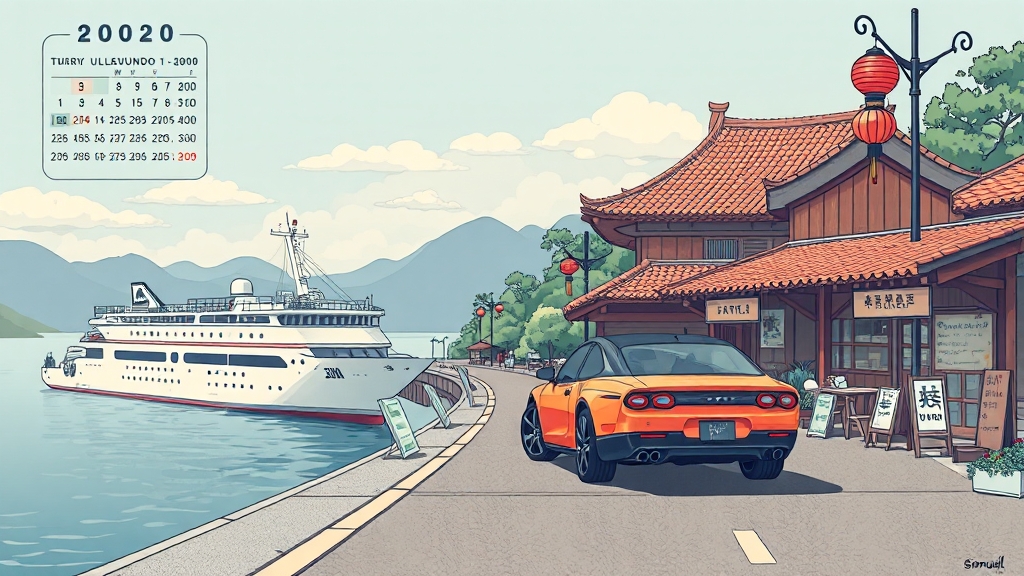 울릉도, 왜 이렇게 비쌀까? (illustration 스타일)