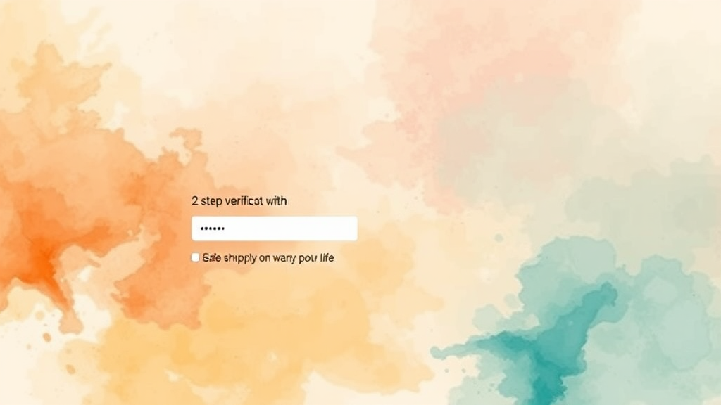 개인 정보 보호, 어떻게 해야 할까요? (watercolor 스타일)