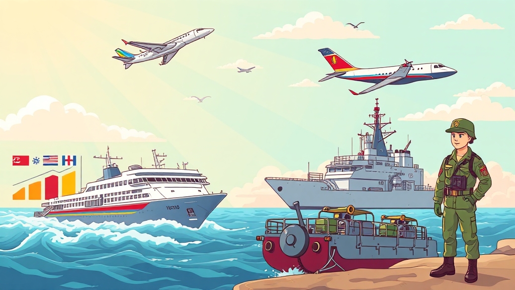 군별 연봉 차이 (cartoon 스타일)