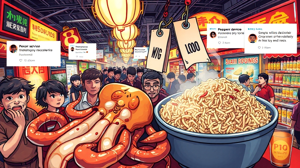 오징어난전, 맛과 가격은 어떨까? (cartoon 스타일)