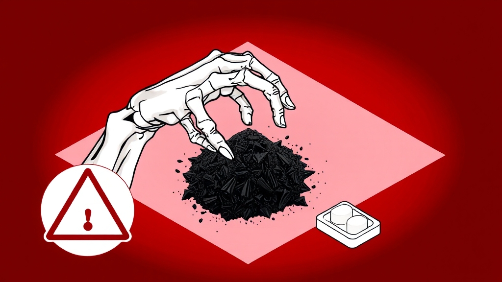 마카 섭취 시 주의사항 (illustration 스타일)