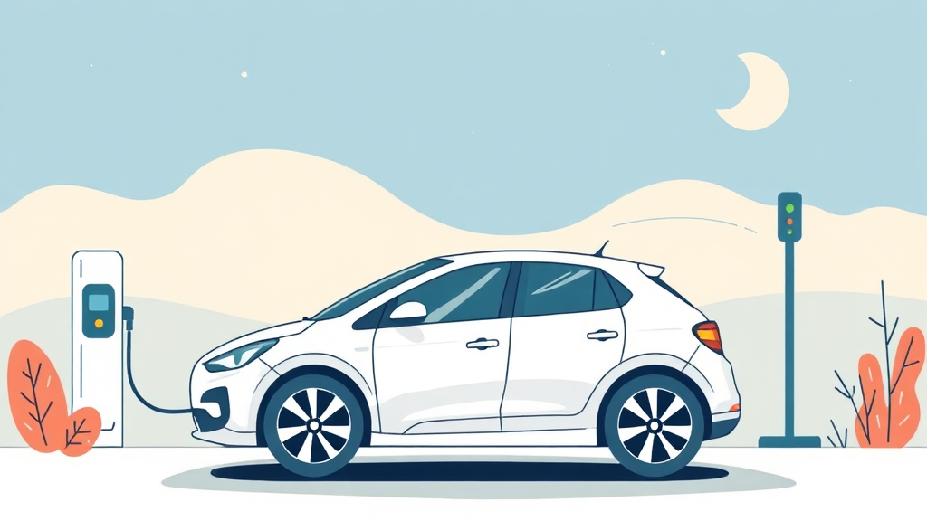 전기차 충전 요금, 환경부 카드로 얼마나 아낄 수 있을까? (illustration 스타일)