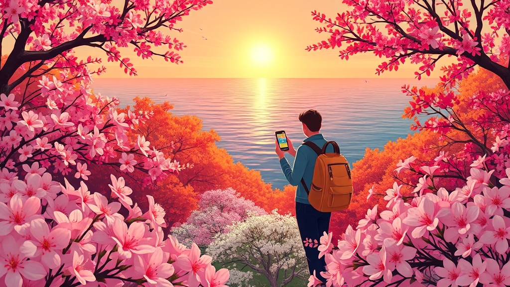 여행 일정 계획 방법 (illustration 스타일)