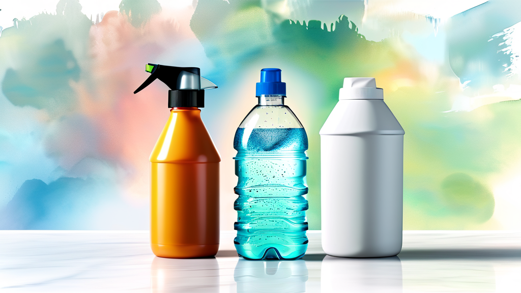 깨끗한 물을 위한 정수기 관리 가이드 (watercolor 스타일)