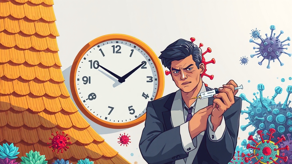 치료, 골든타임을 잡아라! (illustration 스타일)