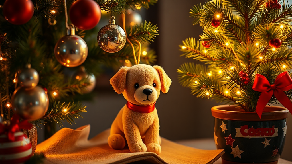 크리스마스 관련 상품 할인 (realistic 스타일)