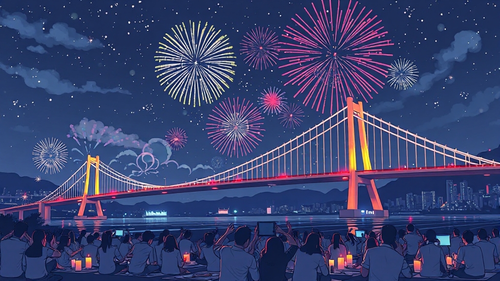 불꽃축제, 왜 특별할까? (illustration 스타일)