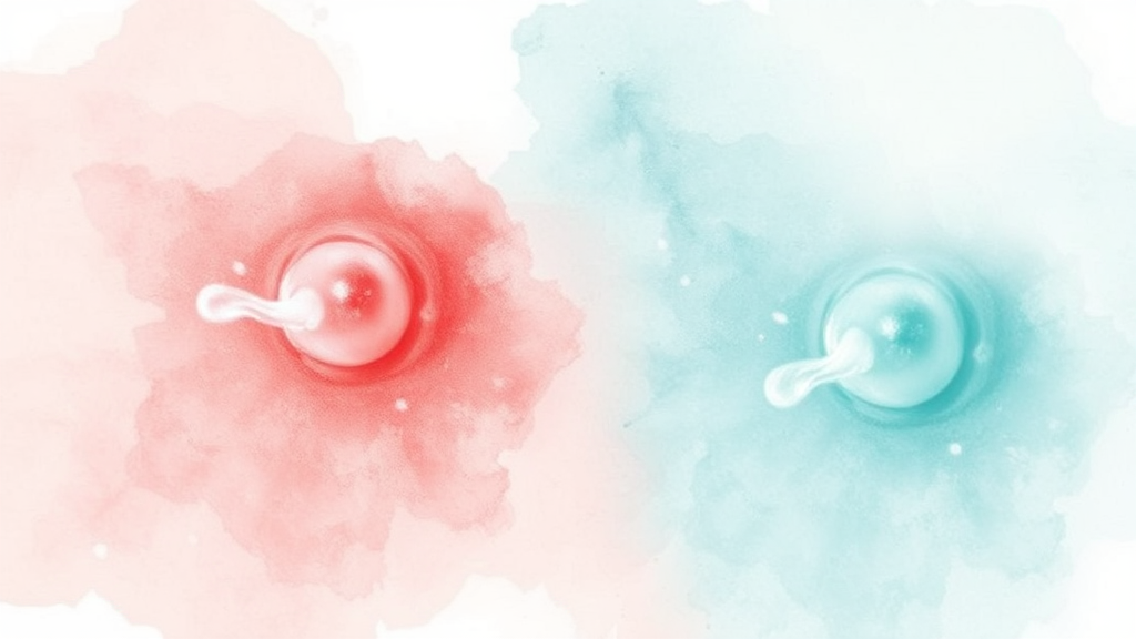 모공 속 노폐물 제거, 좁쌀 여드름 해결의 핵심 (watercolor 스타일)