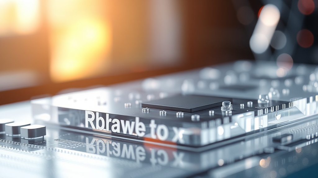 유리기판 기술, 왜 중요할까? (realistic 스타일)