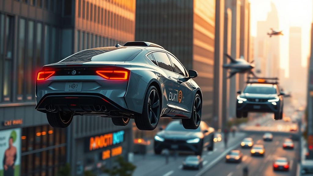 자율주행 시장 전망 (realistic 스타일)