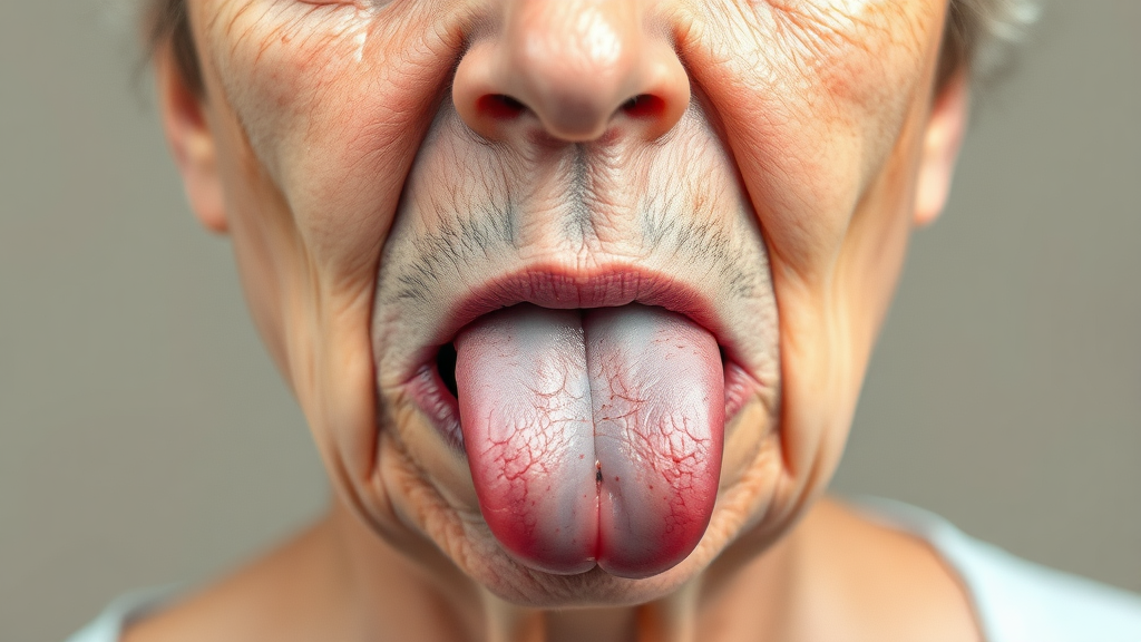 구강건조증: 지속적인 입냄새의 원인? (watercolor 스타일)