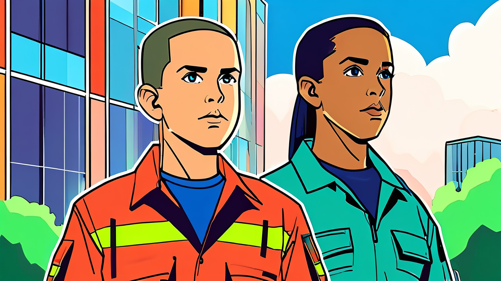 촉법소년 문제, 근본적인 해결책은 무엇인가? (cartoon 스타일)