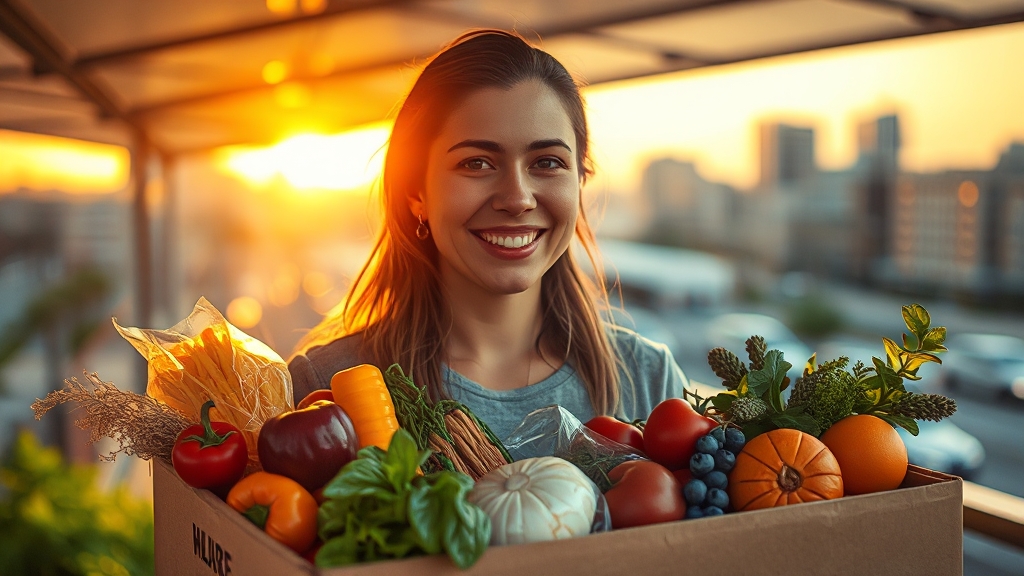 새벽 배송 시장, 얼마나 클까? (realistic 스타일)