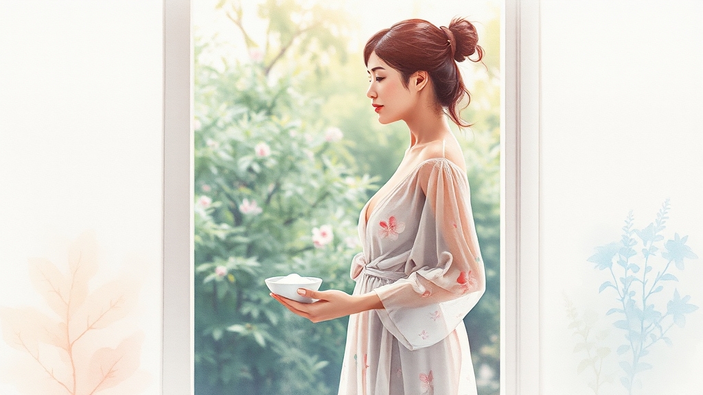 땀 관리, 땀띠 예방의 핵심! (watercolor 스타일)