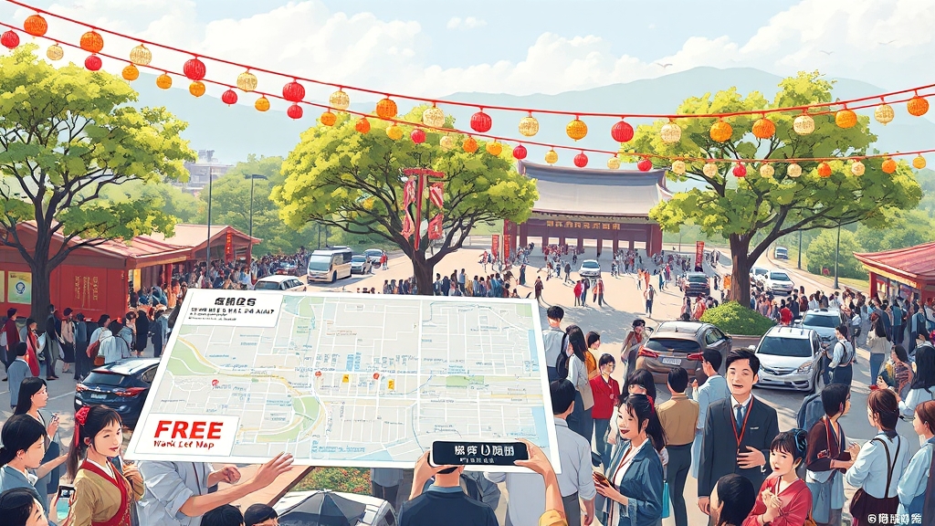주차 정보 및 꿀팁 (realistic 스타일)