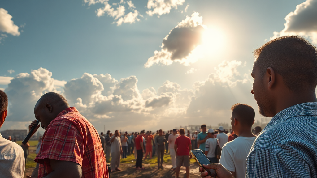 HIV 감염, 사회적 인식 개선과 예방의 중요성 (realistic 스타일)