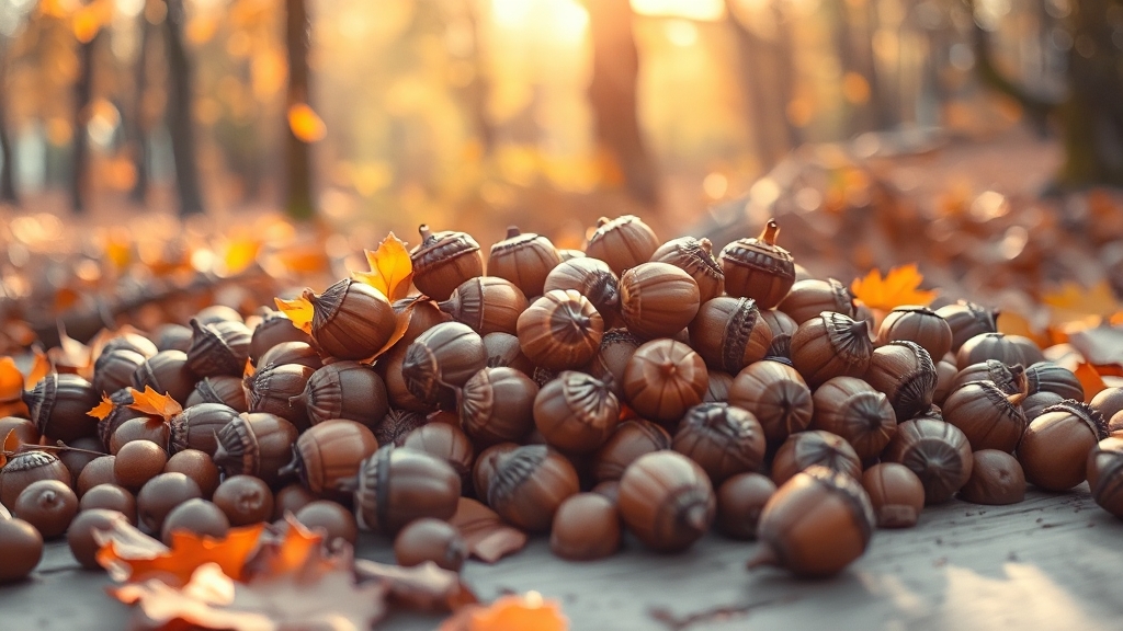 도토리, 무엇일까요? (watercolor 스타일)