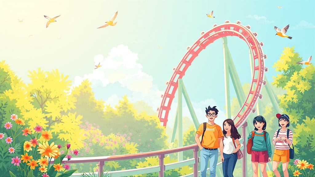 에버랜드 스마트 줄서기 완벽 가이드 (illustration 스타일)