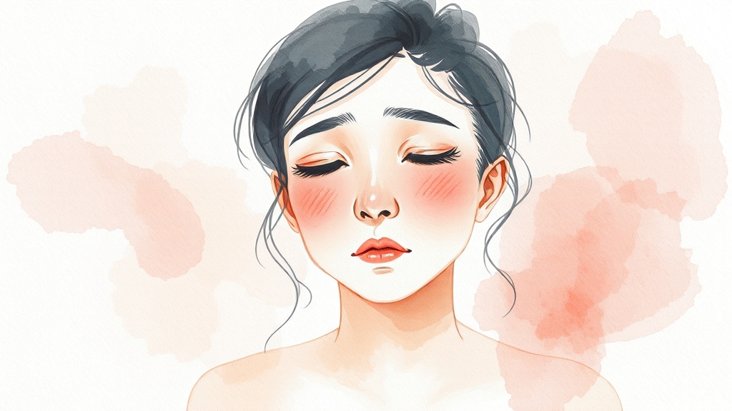 번아웃 자가 진단 (watercolor 스타일)