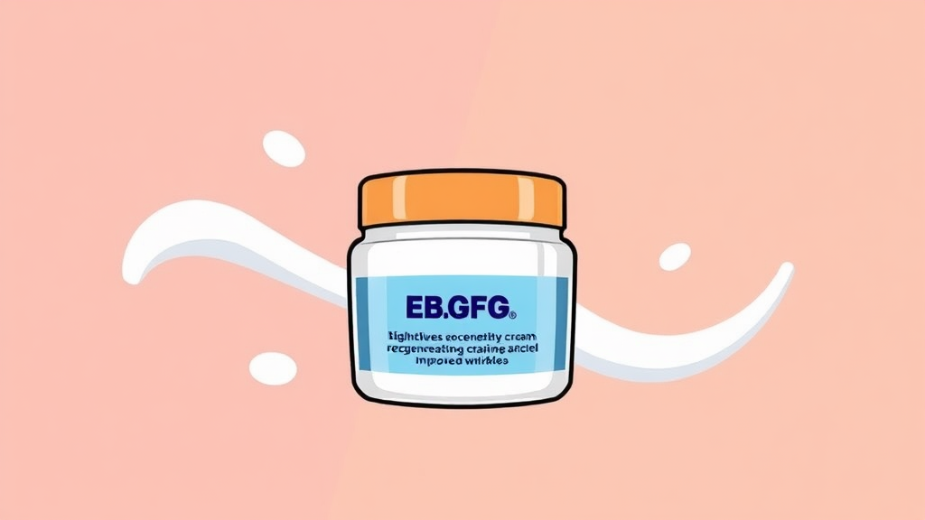 EGF 재생크림, 실제 사용 후기와 추천 대상 (cartoon 스타일)