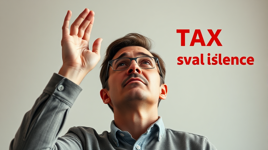 가산세 발생 및 감면 기회 놓침 (realistic 스타일)