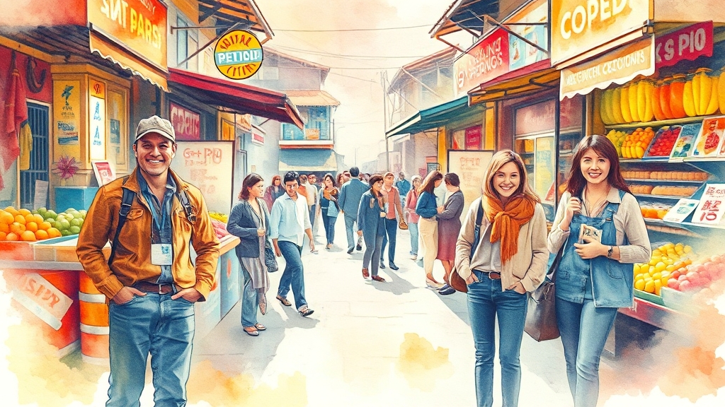 소상공인 지원, 기대 효과는? (watercolor 스타일)