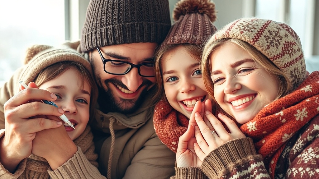 독감 예방접종, 왜 중요할까요? (realistic 스타일)