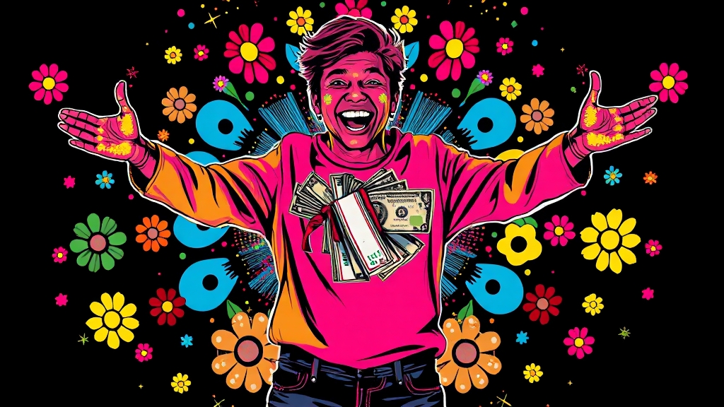 조기 취업수당, 왜 중요할까요? (popart 스타일)