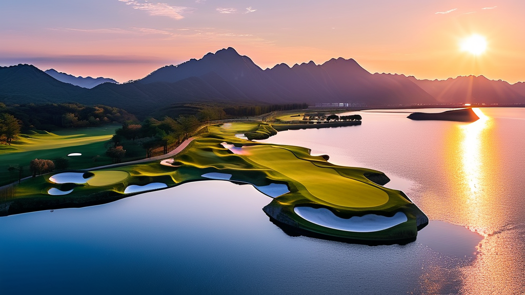 포라이즌CC 코스별 매력 탐구 (realistic 스타일)