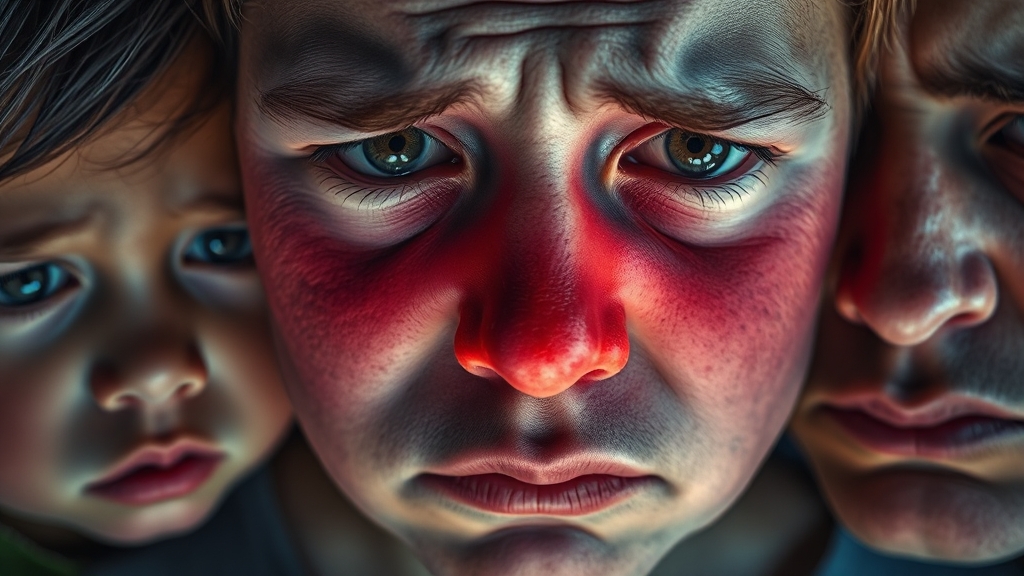 축농증, 방치하면 위험할까요? 합병증과 영향 (realistic 스타일)