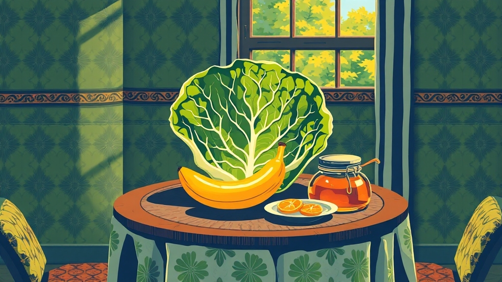 궤양 환자를 위한 식단 가이드 (popart 스타일)