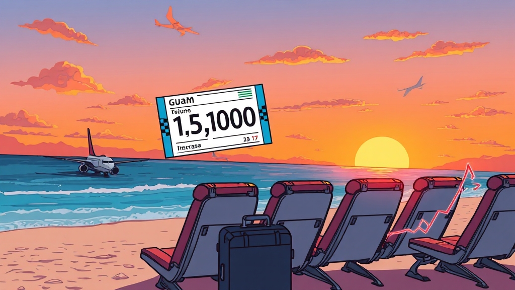 항공권 가격 하락 배경 분석 (cartoon 스타일)