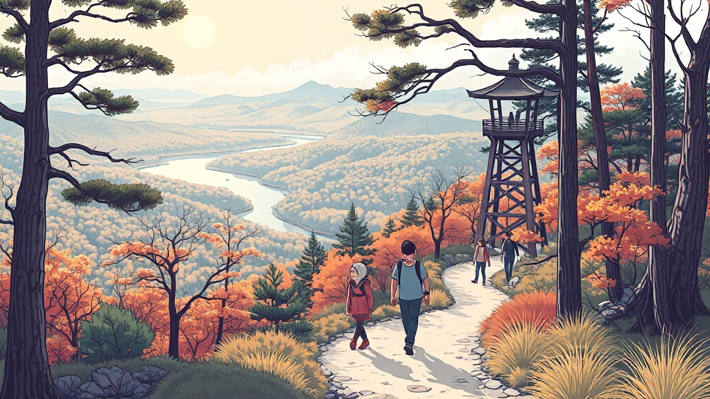 캠핑 외 즐길 거리 (illustration 스타일)