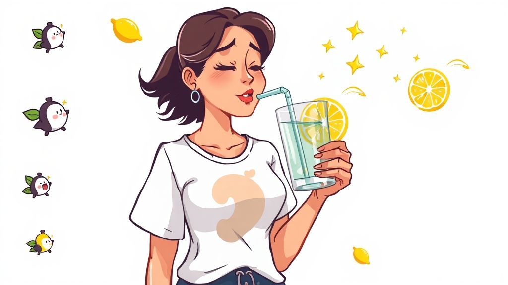 레몬수, 이런 분들은 피하세요! (cartoon 스타일)