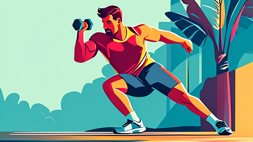 통증 완화를 위한 스트레칭과 강화 운동 (cartoon 스타일)